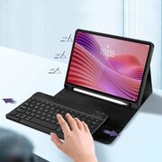 Husa pentru Lenovo Tab 10.1 2025 TB311 cu tastatura iluminata wireless detasabila RGB 7 lights, Bluetooth, USB Type-C, functie stand si slot stylus, negru