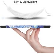 Husa pentru Samsung Galaxy Tab S10 FE 10.9 inch tip stand functie sleep/wake-up, protectie 360 - Starry Night