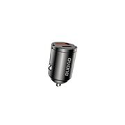 Incarcator Auto Mini 48W Fast Charge QC și PD – USB-C & USB-A, Carcasa Metalica, Negru