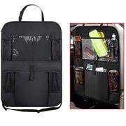 Organizator auto elegant pentru spatar scaun auto cu suport tableta / telefon, multiple buzunare, 42 x 62 cm –  ideala pentru calatorii