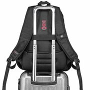 Rucsac Business & Travel cu Port USB și Jack – 35L, Laptop 15”, Impermeabil, Compartiment Antişoc, Negru
