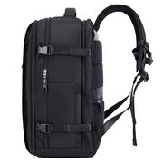 Rucsac Business & Travel cu Port USB – pentru Laptop pana la 15.6”, Impermeabil, Spatios si Elegant, compatibil WIzz Air si Ryan Air - negru