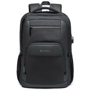 Rucsac multifunctional Impermeabil cu Port USB si buzunar anti-furt  – 35L, Pentru Laptop pana la 15.6”, sistem fixare pe valiza, ideal calatorii, job sau zbor, negru
