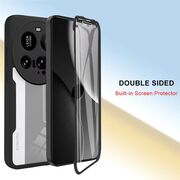 Set 360: Husa cu folie integrata pentru  Xiaomi 15 Ultra Protectie 360 fata / spate - Mov