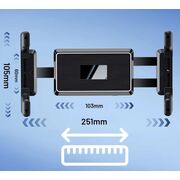 Suport Auto Universal pentru Tabletă și Telefon – Braț Lung 43 cm, Montaj pe Parbriz sau Bord, Compatibil până la 11”, ventuza puternica, Ideal pentru Camioane, Autobuze, Utilaje și Autoturisme