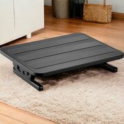 Suport Reglabil pentru Picioare, ergonomic, cu functie de Masaj si inclinare ajustabila, Negru