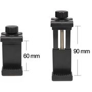 Suport Sport 2-în-1 pentru Cap sau Cască – Compatibil cu Telefoane 4–7" și Camere de Acțiune GoPro, DJI, SJCAM, Eken – Reglabil, Negru
