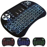 Tastatura Mini Wireless cu Touchpad si Iluminare RGB – Compatibila cu TV, Laptop, Tableta si Smartphone