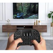 Tastatura Mini Wireless cu Touchpad si Iluminare RGB – Compatibila cu TV, Laptop, Tableta si Smartphone