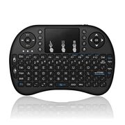 Tastatura Mini Wireless cu Touchpad si Iluminare RGB – Compatibila cu TV, Laptop, Tableta si Smartphone