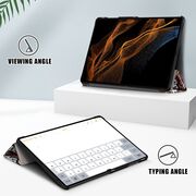 Husa pentru Samsung Galaxy Tab S10 FE 10.9 inch tip stand functie sleep/wake-up, protectie 360 - graffiti