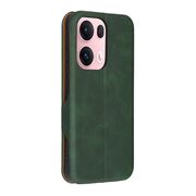 Husa tip carte pentru Oppo Reno 13 Pro Smart Wallet fata - spate protectie 360 - verde