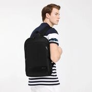 Rucsac Laptop pana la 15.6” Extensibil, 14–28L – Impermeabil, Compartiment Tip Valiză, Ideal pentru Avion, serviciu și calatorii, negru