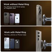 Suport telefon auto magnetic pliabil pentru bord – compatibil MagSafe, Joyroom JR-ZS403, gri închis