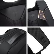 Rucsac Impermeabil multifunctional, cu Port USB cu buzunart anti-furt si lacat pentru Laptop pana la 15.6” – 35L, sistem fixare pe valiza, Ușor, Modern, pentru calatorii, serviciu sau avion,