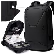 Rucsac Impermeabil multifunctional, cu Port USB cu buzunart anti-furt si lacat pentru Laptop pana la 15.6” – 35L, sistem fixare pe valiza, Ușor, Modern, pentru calatorii, serviciu sau avion,