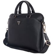 Geanta laptop Guess piele ecologica, 15", negru, GUCB15PGTSPSK