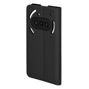 Husa pentru  Nothing Phone (3a) tip carte BookFlip, inchidere magnetica, Negru inchis