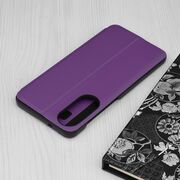 Husa pentru  Samsung Galaxy S25 Edge tip carte, Smart View, Mov