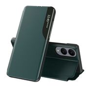 Husa pentru  Samsung Galaxy S25 Edge tip carte, Smart View, Verde