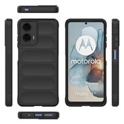 Husa pentru Motorola Moto G04 / G24 / G24 Power Liquid Silicone, Microfibre Lining, Non-Slip Airbag Design, Negru