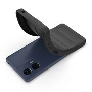 Husa pentru Motorola Moto G04 / G24 / G24 Power Liquid Silicone, Microfibre Lining, Non-Slip Airbag Design, Negru