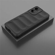 Husa pentru Motorola Moto G05 / Moto E15 Liquid Silicone, Microfibre Lining, Non-Slip Airbag Design, Negru