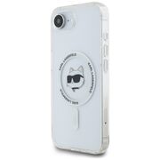 Husa premium pentru  iPhone 16e Karl Lagerfeld compatibila Magsafe - Clear
