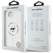 Husa premium pentru  iPhone 16e Karl Lagerfeld compatibila Magsafe - Clear