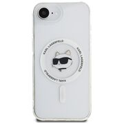Husa premium pentru  iPhone 16e Karl Lagerfeld compatibila Magsafe - Clear