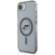 Husa premium pentru  iPhone 16e Karl Lagerfeld compatibila Magsafe - Transparent mat