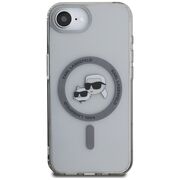 Husa premium pentru  iPhone 16e Karl Lagerfeld compatibila Magsafe - Transparent mat