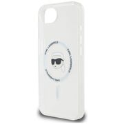 Husa premium pentru  iPhone 16e Karl Lagerfeld compatibila Magsafe - Transparent
