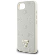 Husa premium pentru  iPhone 16e compatibila MagSafe Guess Luxury Series - Bej
