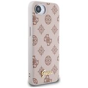 Husa premium pentru  iPhone 16e compatibila MagSafe Guess Luxury Series - Maro deschis