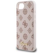 Husa premium pentru  iPhone 16e compatibila MagSafe Guess Luxury Series - Maro deschis