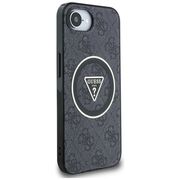 Husa premium pentru  iPhone 16e compatibila MagSafe Guess Luxury Series - Negru denim