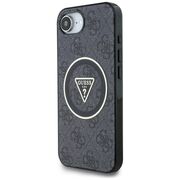 Husa premium pentru  iPhone 16e compatibila MagSafe Guess Luxury Series - Negru denim