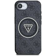 Husa premium pentru  iPhone 16e compatibila MagSafe Guess Luxury Series - Negru denim
