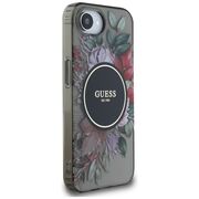 Husa premium pentru  iPhone 16e compatibila MagSafe Guess Luxury Series - Negru