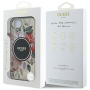 Husa premium pentru  iPhone 16e compatibila MagSafe Guess Luxury Series - Negru