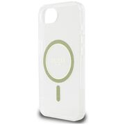 Husa premium pentru  iPhone 16e compatibila MagSafe Guess Luxury Series - Transparent