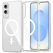 Huse pentru  Samsung Galaxy S25 Edge cu MagSafe Crystal Clear Back Series - Transparent