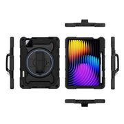 Pachet 360: Husa cu folie integrata pentru Xiaomi Pad 7 / Pad 7 Pro Shockproof Armor, negru