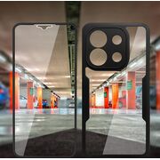 Set 360: Husa cu folie integrata pentru  Oppo Reno 13 Pro Protectie 360 fata / spate - Negru