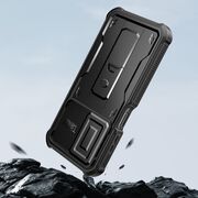 Pachet 360: Husa cu folie integrata Samsung Galaxy A26 KEVLAR PRO360 (fata spate), cu protectie lentile, negru