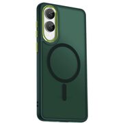Husa pentru  Samsung Galaxy S25 Edge cu MagSafe, Ghost Series, frosted - Verde