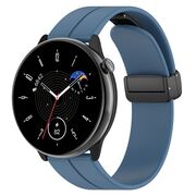 Curea pentru Huawei Watch GT 4 (41mm)/ W1 / Honor Watch S1 / Garmin Venu 2S / Vivoactive 4S - Albastru