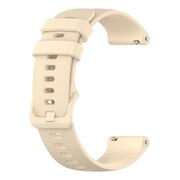 Curea pentru Huawei Watch GT 4 (41mm)/ W1 / Honor Watch S1 / Garmin Venu 2S / Vivoactive 4S - Crem