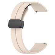 Curea pentru Huawei Watch GT 4 (41mm)/ W1 / Honor Watch S1 / Garmin Venu 2S / Vivoactive 4S - Bej